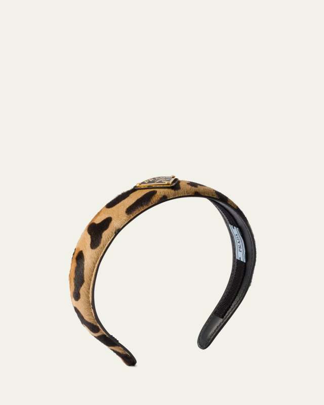 Leopard Calf Hair Headband